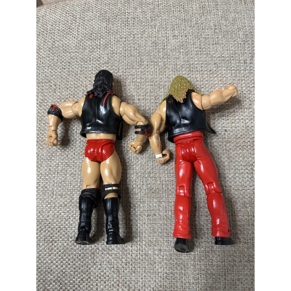 OUTSIDERS JAKKS CLASSIC SUPERSTARS NWO HALL & NASH RINGSIDE EXCLUSIVE HTF FLAWED - Picture 2 of 7